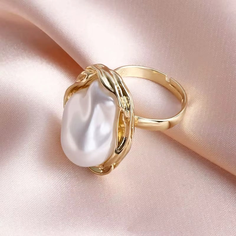 Anello Madre Perla