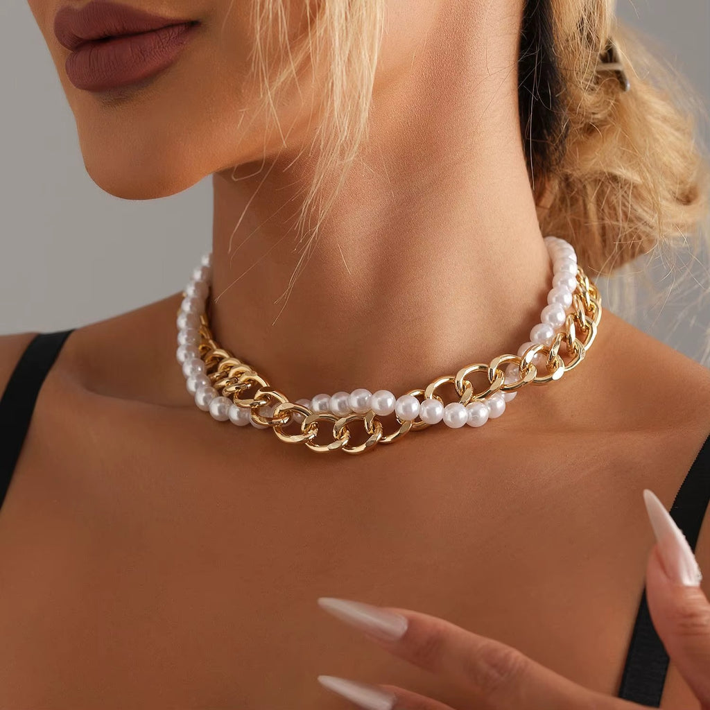 Collana Retrò con perle